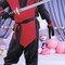 Ninja Complete Red Costume for Kids with Mask and Full Warrior Set